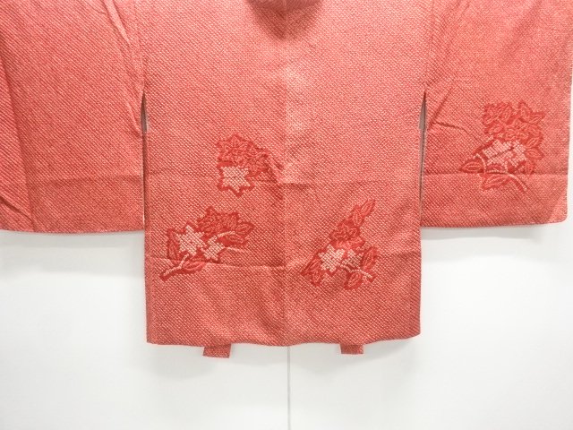 JAPANESE KIMONO / HAORI COAT / ALL SHIBORI / FLOWER